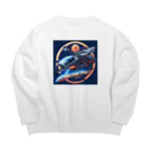 Lock-onの未来の乗り物　07 Big Crew Neck Sweatshirt