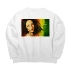 ボンブ映像社のレゲェ女子 Big Crew Neck Sweatshirt