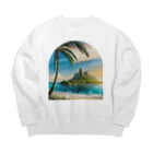 きら星の楽園 Big Crew Neck Sweatshirt