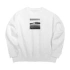 YoMiTの有名な観光スポットイメージ画像：チューリッヒ湖（スイス） Big Crew Neck Sweatshirt