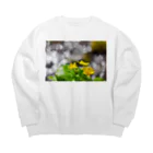 guchy-kのヤチブキの輝き Big Crew Neck Sweatshirt