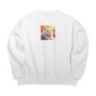 クラフトキャビンのフェリンフィーバー Big Crew Neck Sweatshirt