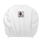 ブティックいろはの魔女 Big Crew Neck Sweatshirt