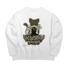 karoooome market!のAMULET THE YANDERE SWORD 02 Big Crew Neck Sweatshirt