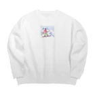 とみのスキーがすき Big Crew Neck Sweatshirt