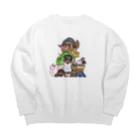 井上アフターバーナーの自分でファンアート Big Crew Neck Sweatshirt