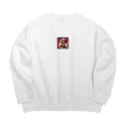 masaki1008のプリティードッグ Big Crew Neck Sweatshirt