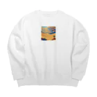 taka_maniaの砂漠 Big Crew Neck Sweatshirt