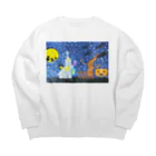 社会福祉法人　真奉会の2023.10ワークショップあいら（壁画） Big Crew Neck Sweatshirt