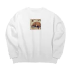 だいすけのプリーズビーカット Big Crew Neck Sweatshirt