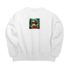 dmwpのどんクリ Big Crew Neck Sweatshirt