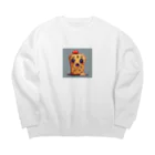 腐食物くんの腐食物くん Big Crew Neck Sweatshirt