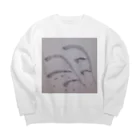 ふみの羽　オリジナル書のグッズです Big Crew Neck Sweatshirt