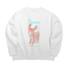 noriko_udukiのFawn〜かわいい小鹿〜 Big Crew Neck Sweatshirt