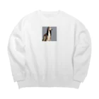 ドットドッグのドット絵の犬 Big Crew Neck Sweatshirt