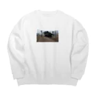 hosolltutiの３CGの懐かしのD51 Big Crew Neck Sweatshirt