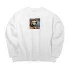 Sh.’shopの可愛い女性 Big Crew Neck Sweatshirt