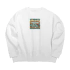 akarityanのstop　地球温暖化 Big Crew Neck Sweatshirt