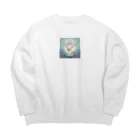 RyosukeYamamotoのこころねこ Big Crew Neck Sweatshirt