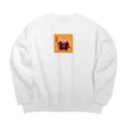 Apollo-0918のオヤツを強請るシバ犬 Big Crew Neck Sweatshirt