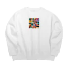 Harvey-Leekの折り紙 Big Crew Neck Sweatshirt