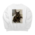 燕麦のｷﾘｯ Big Crew Neck Sweatshirt