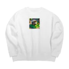 himatoroのマイクラ的なハリネズミ Big Crew Neck Sweatshirt