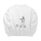 38のかんづめのwonderful 鳥取 Big Crew Neck Sweatshirt