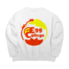 Egg college 物販サークルのEgg college 公式 Big Crew Neck Sweatshirt