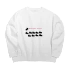 O＆mのありが10匹で、ありがとう Big Crew Neck Sweatshirt