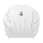 kgymのスーツ猫 Big Crew Neck Sweatshirt