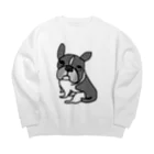 ひらいんさいどのブルオさん Big Crew Neck Sweatshirt