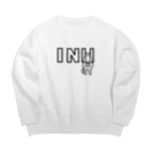 ぽぴーぴぽーの挟まるINU Big Crew Neck Sweatshirt