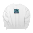 yusaki55maikingのエレクトロ・リズム Big Crew Neck Sweatshirt