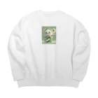 SaSuKeの可愛いギターリスト Big Crew Neck Sweatshirt