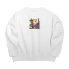 WaCaKuSaの権利を主張する前に責務を果たしなさい Big Crew Neck Sweatshirt