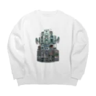 Yusukeのスピーカー Big Crew Neck Sweatshirt