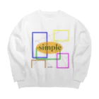 saleshuのsimple ビッグシルエットスウェット