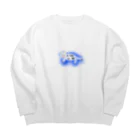 i love frenchfriesのﾓｰﾓｰｳｼ Big Crew Neck Sweatshirt