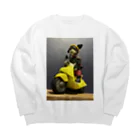 IILIIの犬の散歩 Big Crew Neck Sweatshirt