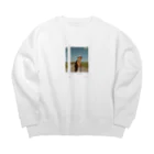 popo60のポラロイド写真 Big Crew Neck Sweatshirt