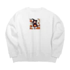 キノコのカオリン Big Crew Neck Sweatshirt