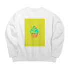 おしょーゆのソフトクリーム Big Crew Neck Sweatshirt