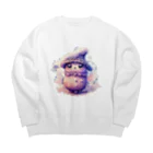 knicksの魔法使い見習い Big Crew Neck Sweatshirt