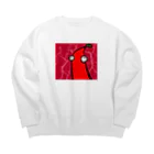 mgmyの赤唐辛子くん Big Crew Neck Sweatshirt