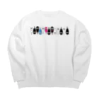 串カツワールドの串揚げ串カツクシニョロワールドグッズ Big Crew Neck Sweatshirt