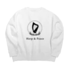 あんぱんのHarp and Peace Big Crew Neck Sweatshirt