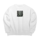 ５６アイテムズの銀龍 Big Crew Neck Sweatshirt