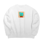 okitahiromuのだめうさ Big Crew Neck Sweatshirt