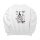 結社黒猫の遊園地のピエロ Big Crew Neck Sweatshirt